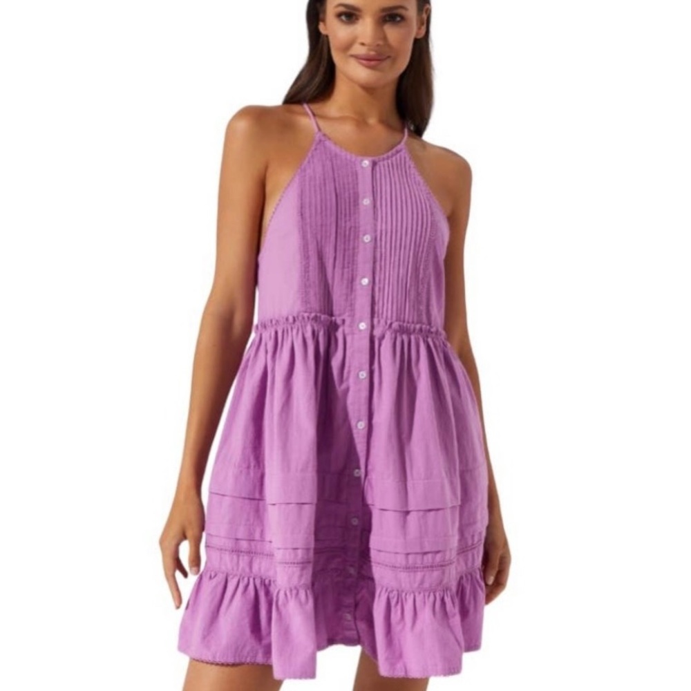 Free People Desert Days Halter Neck Dress